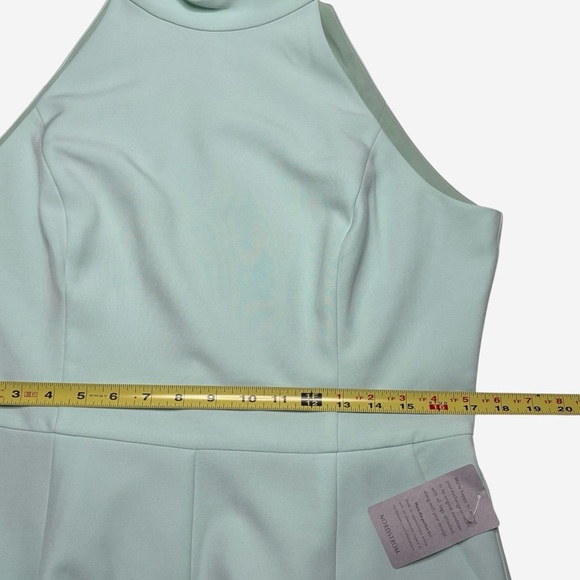 Lavish Alice Belted High Neck Jumpsuit Neo Mint - Picture 10 of 16